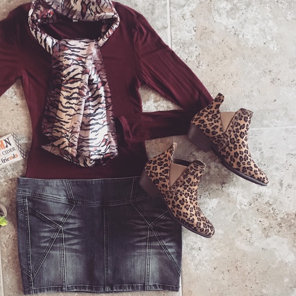 ⚡️1 left! ⚡️🍁 Leopard Print Booties - Picture 6 of 6